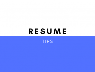 Resume Tips